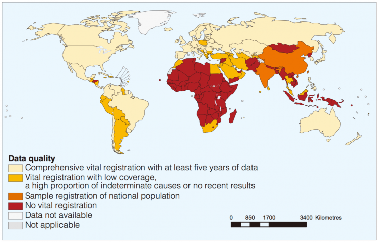 WHO Suicide Data Quality